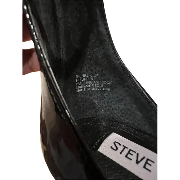 Steve Madden Women's Irenee Black Slingback Sandal Size 6.5 Casual - Picture 11 of 11